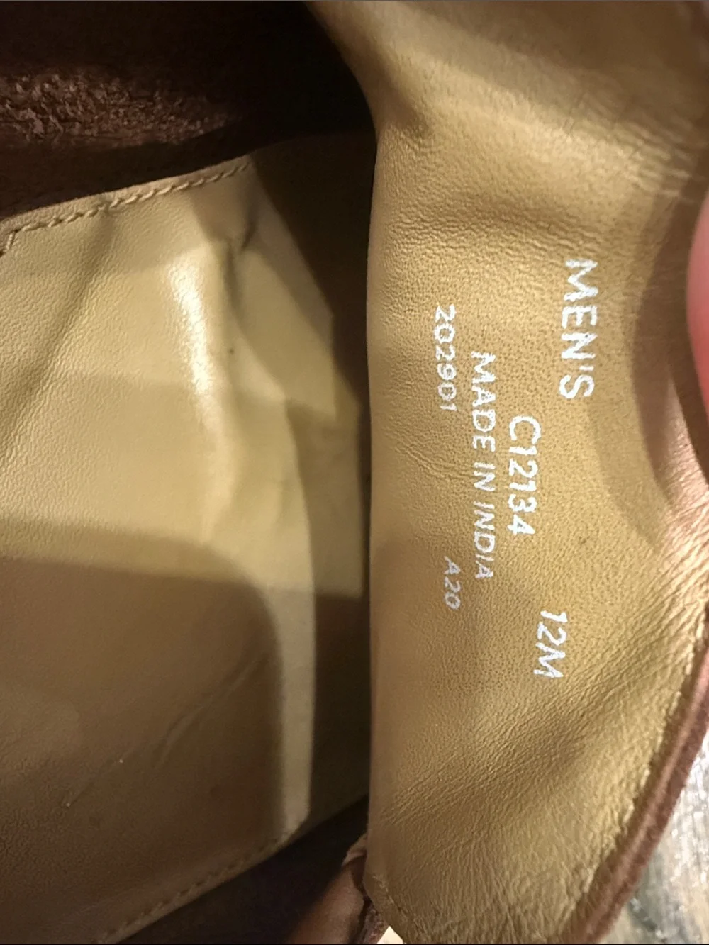 Cole Haan Men’s Size 12M Driving Penny Loafer Shoes Slip On Brown Leather